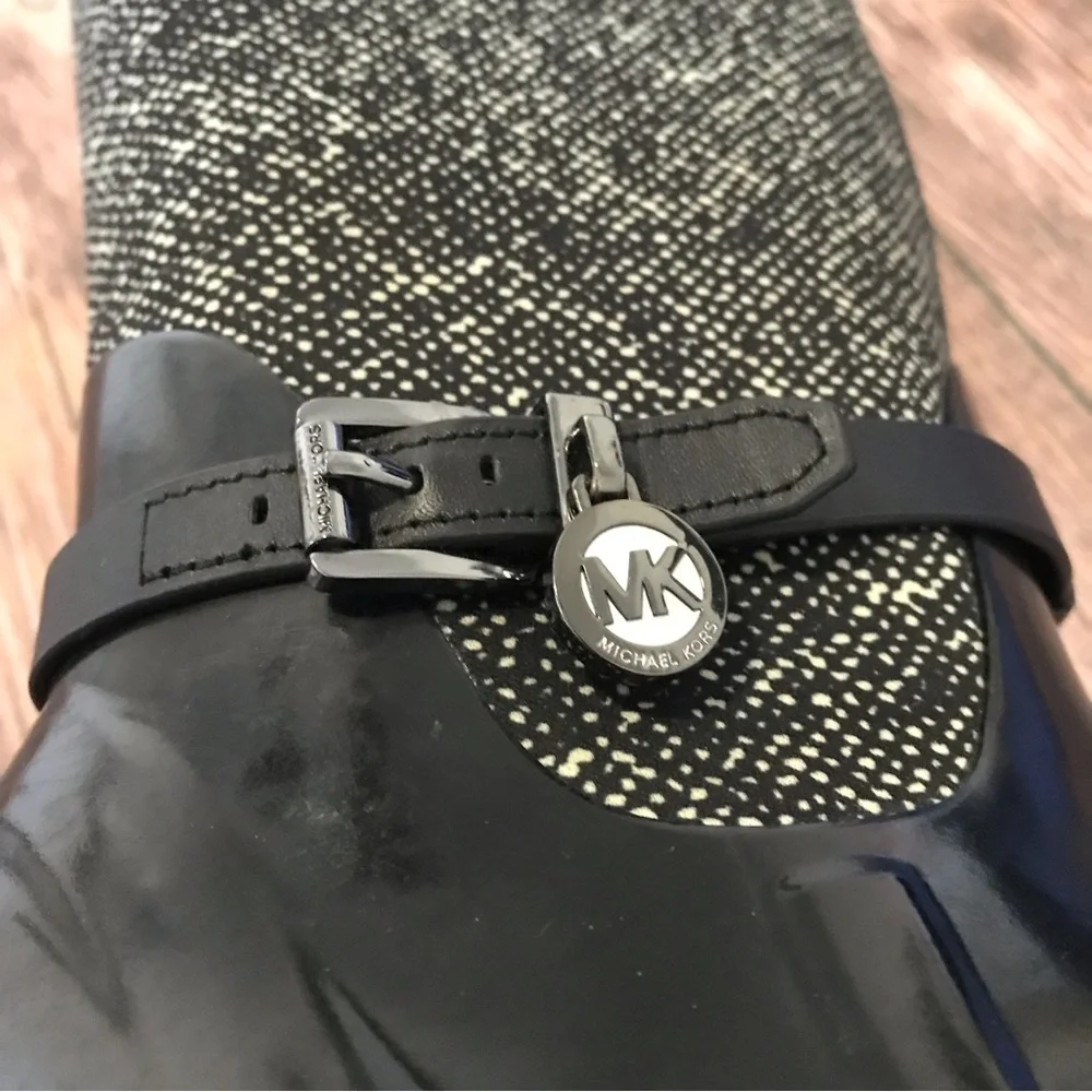 Micheal Kors Neoprene & Rubber Boots Size 8 - Picture 7 of 9